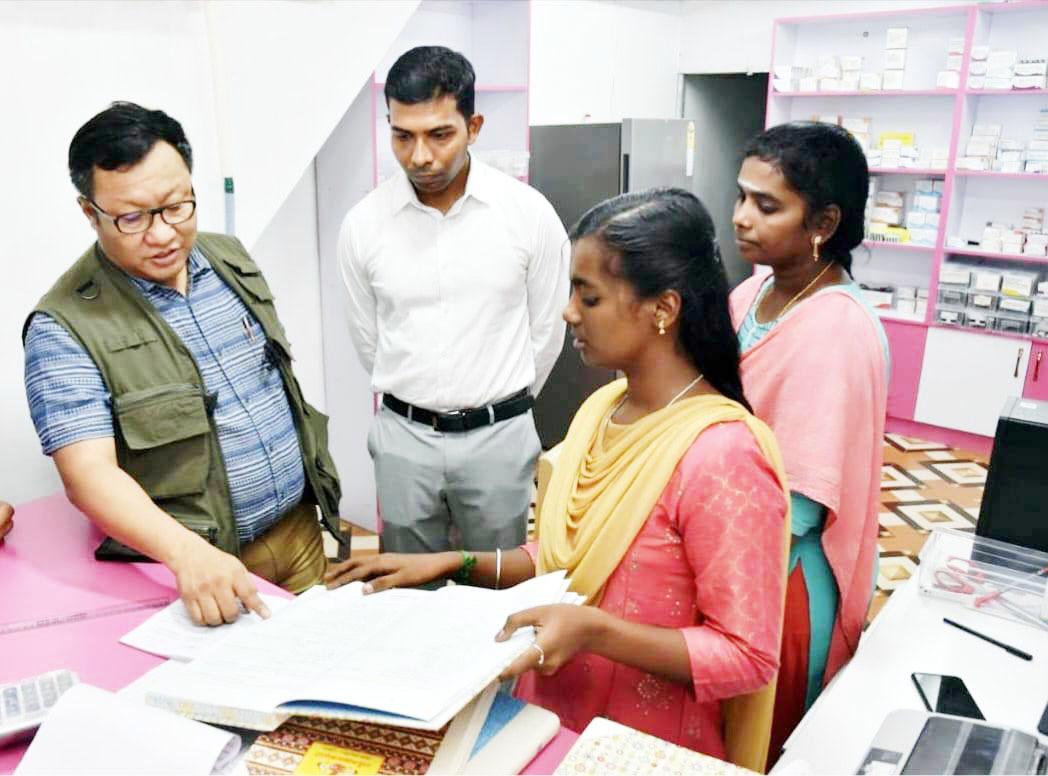 விக்கிரவாண்டி பேரூராட்சி மற்றும் திண்டிவனம் நகராட்சி ஆகிய பகுதிகளில் மேற்கொள்ளப்பட்டு வரும் வளர்ச்சித் திட்டப்பணி ஆய்வு