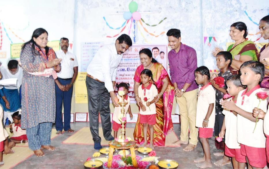 பழங்குடியினரின் குழந்தைகள் பயன்பெறும் வகையில் புதிய அங்கன்வாடி மையம்