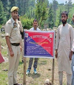 Property of Pak-based terror handlers attached in Handwara: Police