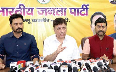 CM Omar undermining law and order: BJP