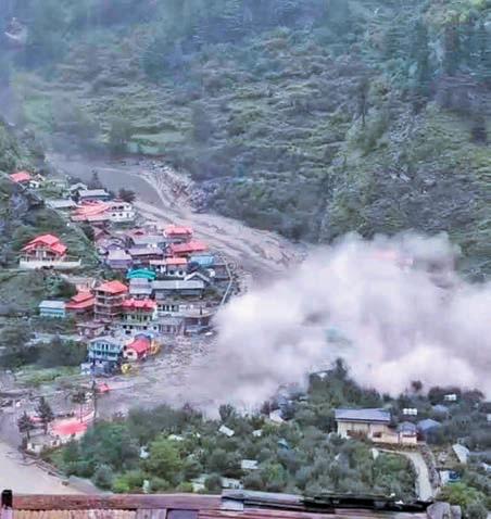Flash flood devastates Uttarakhand village