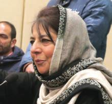 Mehbooba urges Centre for fresh outreach in Kashmir