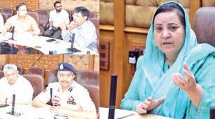 Sakeena reviews traffic regulations across J&K