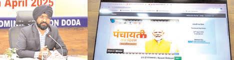 Doda Admin observes National Panchayati Raj Day to celebrate grassroots level democracy