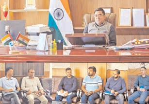 DC Kishtwar reviews key development projects, emphasizes inter-agency coordination