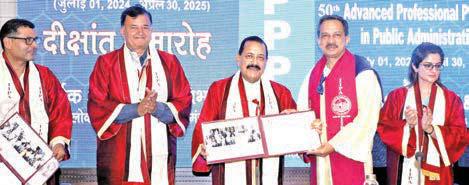Dr Jitendra addresses IIPA Convocation, suggests dynamic curriculum amid changing governance landscape