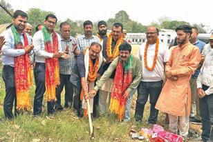 Randhawa lays foundation stone for Aspirational Toilet at Satwari Chowk