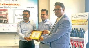 Diamond Honda workshop wins award for Best Smart Workshop Utilization for 101Ki