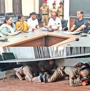 GGM Science College conducts Civil Defence awareness program, mock drill to promote emergency preparedness