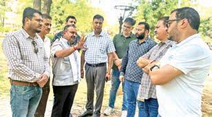 Randhawa inspects JDA parks in Trikuta Nagar, emphasizes development, public welfare