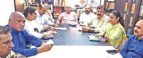 Koul emphasizes role of BJP cadre in national service in an organizational meeting