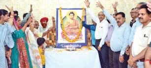 Lord Buddha Jayanti celebrated with devotion by All J&K Guru Ravi Dass Sabha