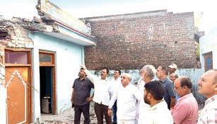Tara Chand visits Suchetgarh, Pargwal sector, migrant camps of border areas