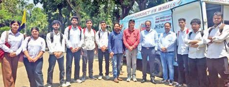 'Democracy on Wheels' Campaign launched to foster electoral awareness among youth