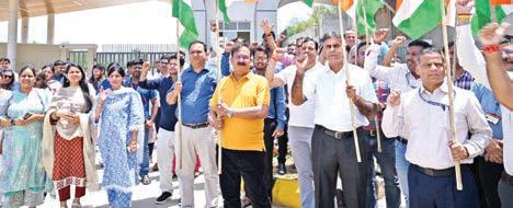 CUJ organises Tiranga Rally to celebrate the spirit of patriotism