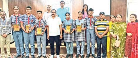 KV CUJ felicitates students for outstanding performance in CBSE Class 10 Examinations