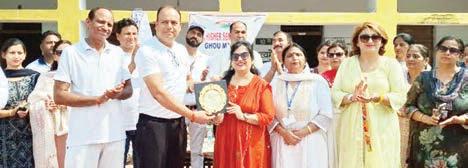 AYUSH Department organizes Yoga Camp at GHSS Ghou Manahsan