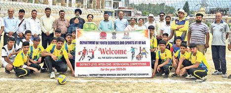Youth, sportsmanship shine at Udhampur's District-Level Inter-School/Inter-Zone Sports Meet