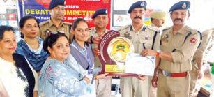 Samba police organizes debate competition on drug abuse at GHSS Smailpur