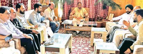 Sat asks party cadre in Kashmir to connect with masses along with welfare measures for shelling-affected people