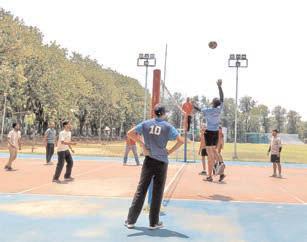 Volleyball tourney of JU begins
