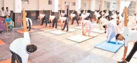 Yoga Awareness Camp by AYUSH held at SPPND Samba