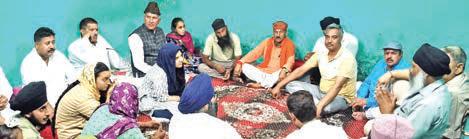 Devyani Rana meets shelling affected families at Poonch, Mendhar