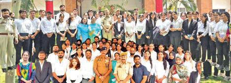 JU Law School students gain hands-on policing insights through experiential visit to Model & Women Police Stations