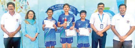 JKPS Kunjwani shines in inter-zonal district level badminton competition