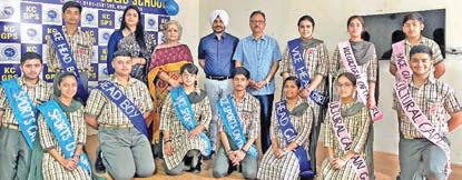 KCGPS holds Investiture Ceremony to appoint student leaders for academic session 2025-26