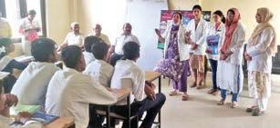 BVP Taushi Branch organizes awareness program on Oral Health & Tobacco Abuse at GHS Muthi