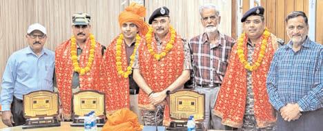 SCWF Katra honours Army, CRPF, BSF officers for successful Op Sindoor