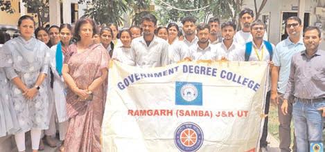 GDC Ramgarh organises awareness rally in connection with World Environment Day 2025