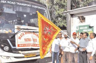 Tehsildar Udhampur flags off Mata Kheer Bhawani Yatra