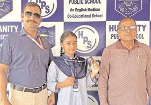 HPS student felicitated for winning gold at National Karate Championship