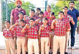 Vishwa Bharti excels in Kick Boxing Championship