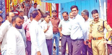 Divisional Commissioner Jammu visits Sukrala Mata Shrine, reviews civic amenities