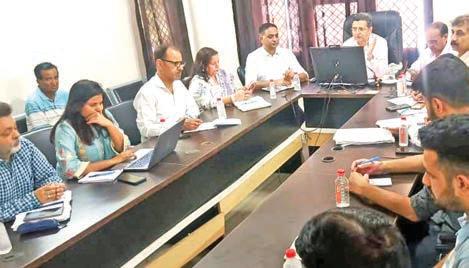 R&R Com reviews progress of dev works in Jammu Migrant Camps