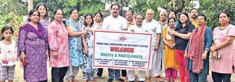 IYA celebrates Int'l Day of Yoga at Rana Rajinder Singh Park