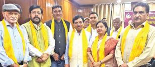 BRHF delegation meets BJP Parliamentary Board Member Dr. Satyanarayan Jatiya