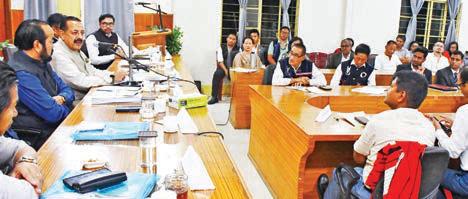 Dr Jitendra chairs Nagaland administration meeting, emphasises last mile saturation
