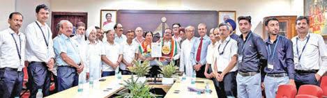 GGF felicitates Jammu Airport Director Dr. Sanjeev Garg on his superannuation