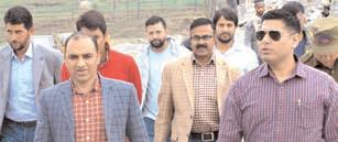 Clearance work underway to facilitate road widening at Bafliaz