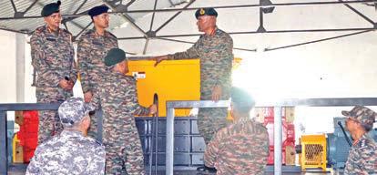 Northern Army Commander visits operational logistic units in J&K