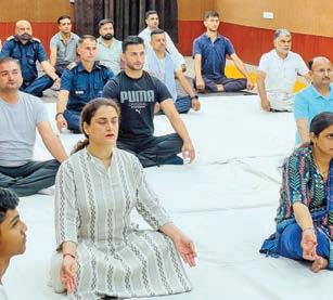International Yoga Day 2025 celebrated at IIMC Jammu