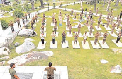 International Yoga Day celebrated across region with zeal, enthusiasm