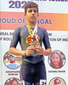 Double Gold for Heritagean Puneesh Puri at 9th Ranking Open National Speed Skating C’ship 2025