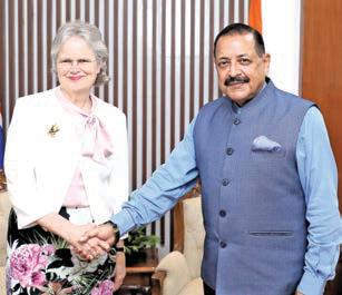 South Australia Governor calls on Dr Jitendra, seeks deeper Space collaboration
