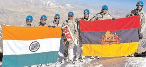 Army honours Kargil bravehearts at Mount Kang Yatse