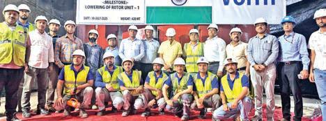 420 MT Rotor lowered in Unit-I of Pakal Dul H.E. Project, CVPPLocr_extracted_text_of_whole_page